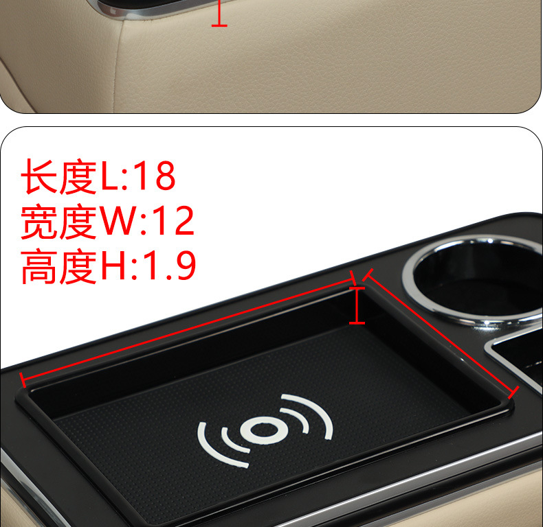 Suitable for Toyota Noah/Voxy60.70.80 Series Center Console Armrest Box Modification Hand Pillow Storage Box