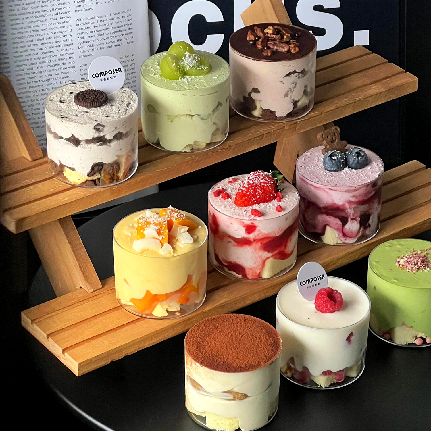 Pudding Cup Cake Cupcake Mousse Cup Disposable Plastic Dessert Ro