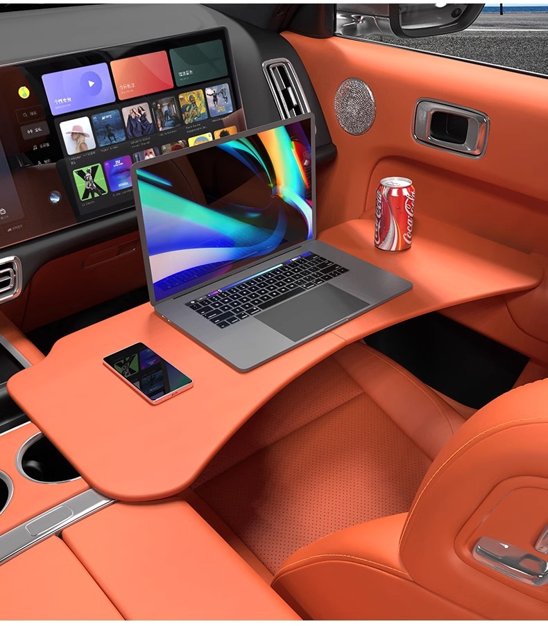 Car-Mounted Small Table Suitable for Li Auto L6, L7, L8, Dedicated Front-Row Folding Dining Table, Computer Desk, In-Car Desk