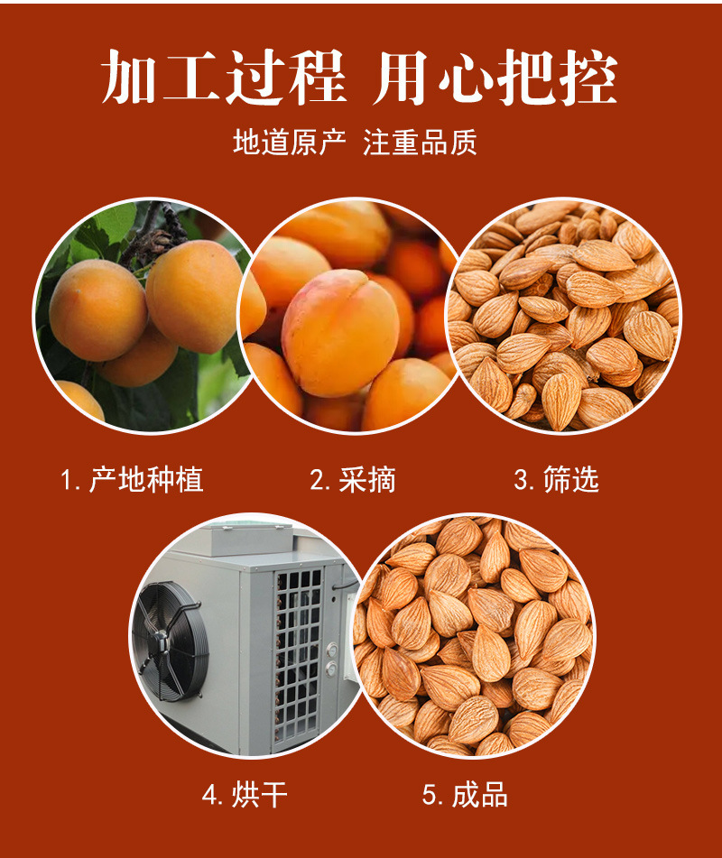 Sweet Almond (Prunus dulcis) — Dried Food-Grade Kernels, 500g Bulk preparation