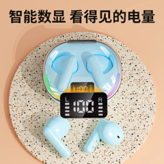 国境を越えた専用の半入耳式真無線TWS bluetoothイヤホン長航続呼吸灯ENC通話ノイズ低減