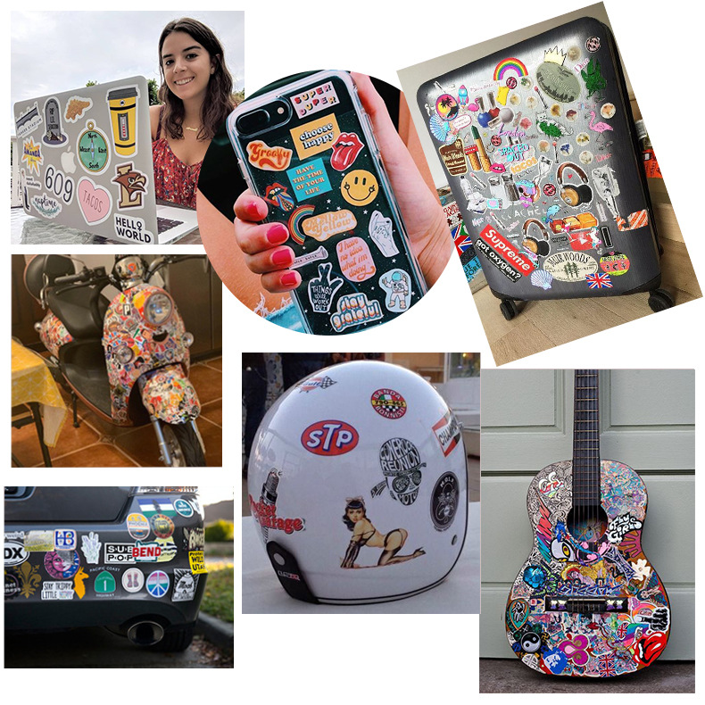 50 pieces rock singer Michael Jackson graffiti stickers PVC waterproof notebook trolley case scooter stickers