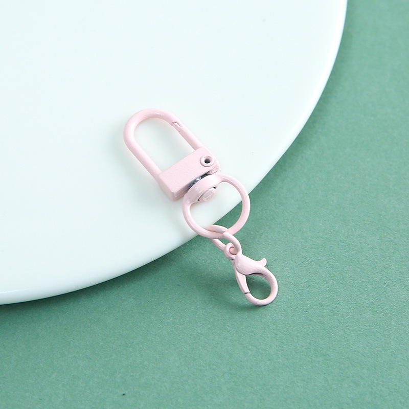 [Light Pink] Door buckle + 14mm lobster clasp