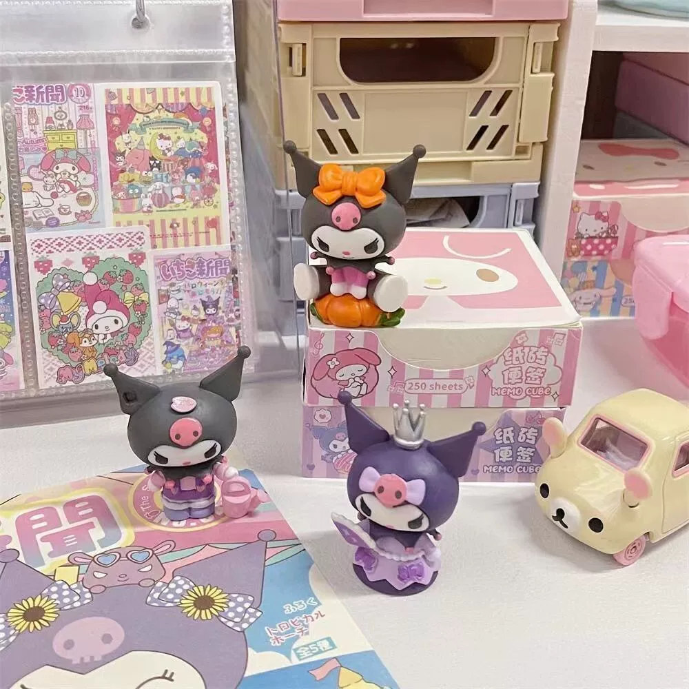 Новый продукт Kuromi, украшение для автомобиля, четыре сезона, Meliti, девочка, сердце, прилив, игра, слепая коробка, подарок, настольное маленькое украшение для руки