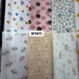 手工印染卡通w1911棉布