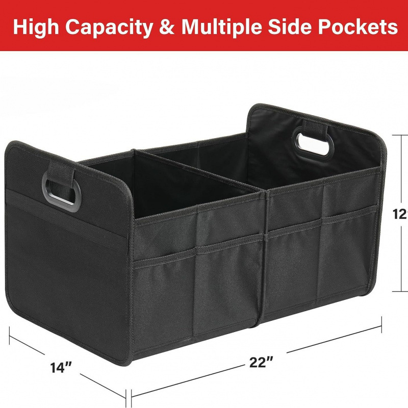50L simple bolsa de almacenamiento de maleta de lujo de poliéster 600D resistente al agua para automóvil / SUV Oxford
