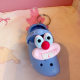 Funny compact new mini slippers hole shoes car cute wind couple keychain backpack pendant small gift