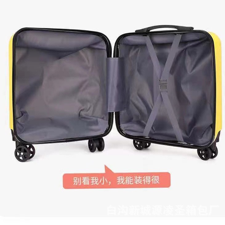 儿童行李箱拉杆箱印制logo登机箱可爱卡通礼品箱万向轮旅行箱批发
