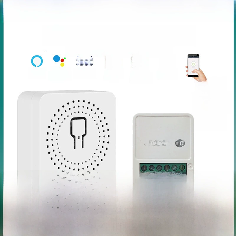 Граффити WiFi умная мини-переключатель с таймером, сломанная проводка, ALEXA, мобильный таймированный переключатель 16A двойной скрытый тип