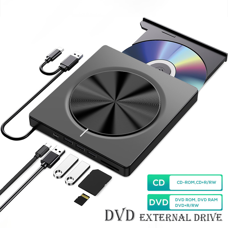 新外置USB3.0/Type-C DVD-RW光盘便携式光驱dvd-rom刻录机DVD光驱