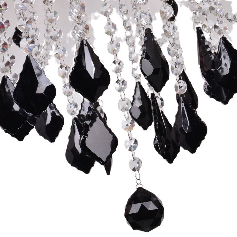 coffee black cristal ceiling lamp for country house for stairs for…