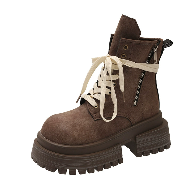 Martin сапоги женские 2024 осень-зима мода британский стиль ретро одиночные сапоги корейская версия дикого мягкого подошва короткие сапоги