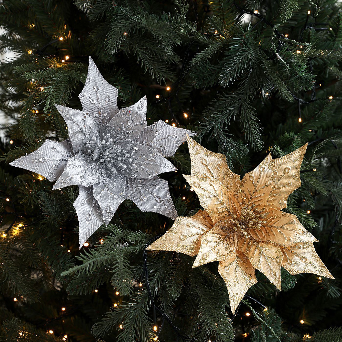29CM tela flor de simulación flor flor de Navidad flor de decoración ornamentos ornamentos guirlandas de Navidad