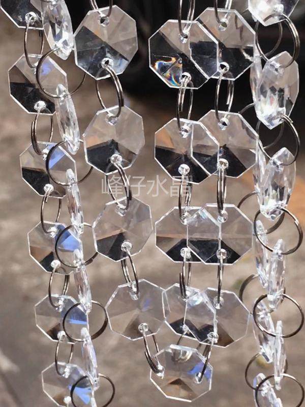 Transparent Acrylic Octagonal Bead String Bead Curtain Door Curtain Partition Wedding Ceiling Props Decoration Hotel Project Transparent Acrylic Octagonal Bead String Bead Curtain Door Curtain Partition Wedding Ceiling Props Decoration Hotel Project