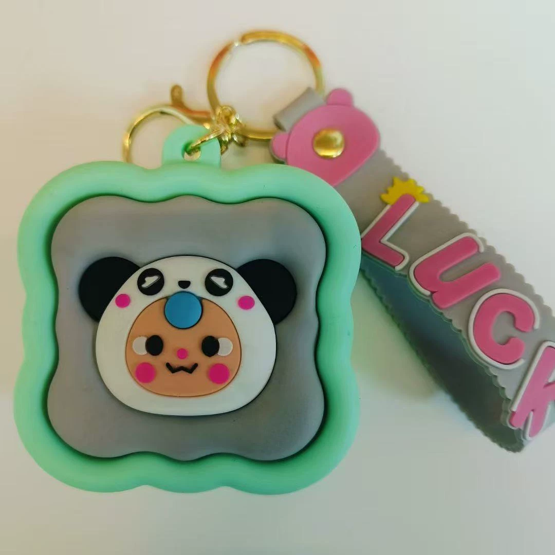 Cartoon wallet, bag, keychain for beloved