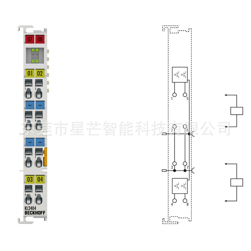 倍福KL2404总线端子模块德国BECKHOFF模块KL2404全新原装现货议价