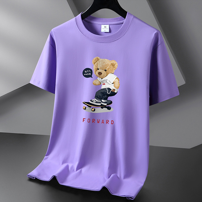 メーカー卸売り半袖tシャツ男性夏半袖新疆綿綿シャツ学生丸首ゆるいtシャツ代発