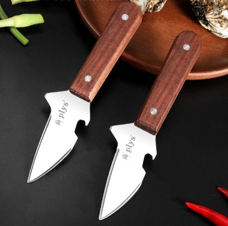 Cuchillo de ostricho profesional multifuncional comercial al por mayor conchas abiertas viejas marinas ostra cuchillo de barbacoa otros pueden