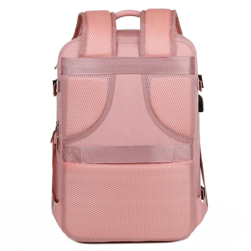 Budget Airline Carry-On Bag 40*30*20 Travel Bag For Women With Separate Shoe Compartment Logo Backpack Ready Stock - Thumbnail 3