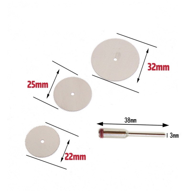 Wholesale 11-piece set of stainless steel mini saw blades for thin slices, electric grinding cutting blades, special saw blades for electric grinding