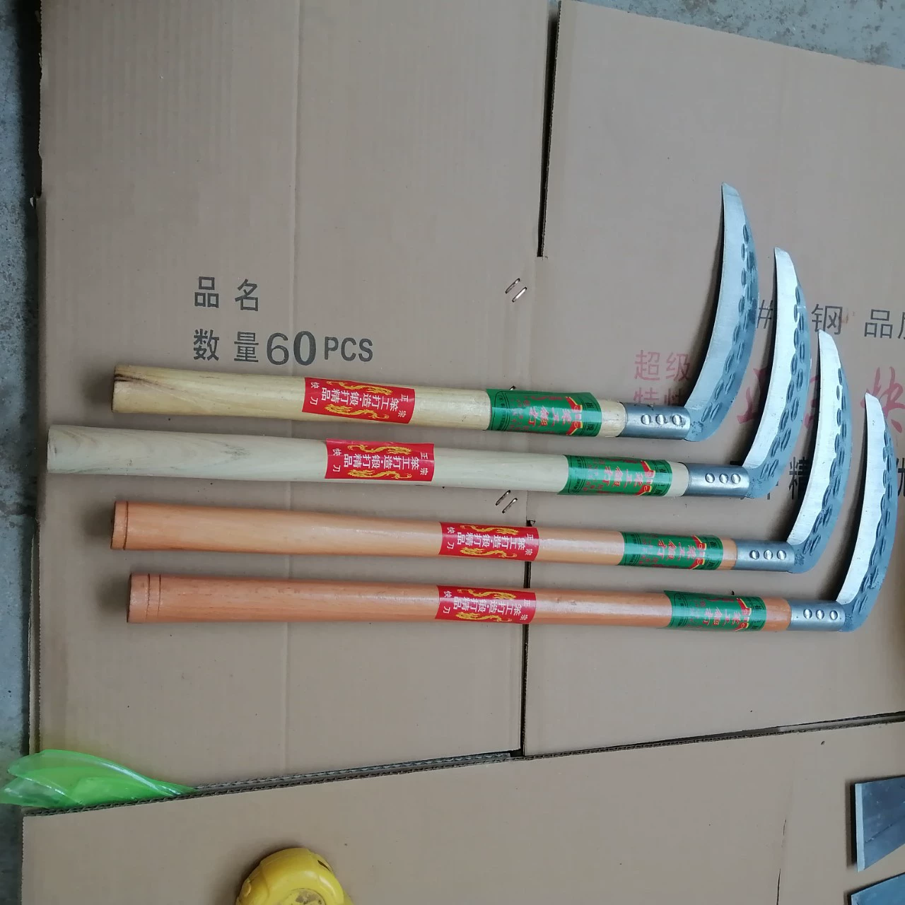 Изготовленные самостоятельно и продаваемые все виды деревянных кованых серпов 200 прочные и долговечные, режущие кромки, шлифовка-бесплатно оптом