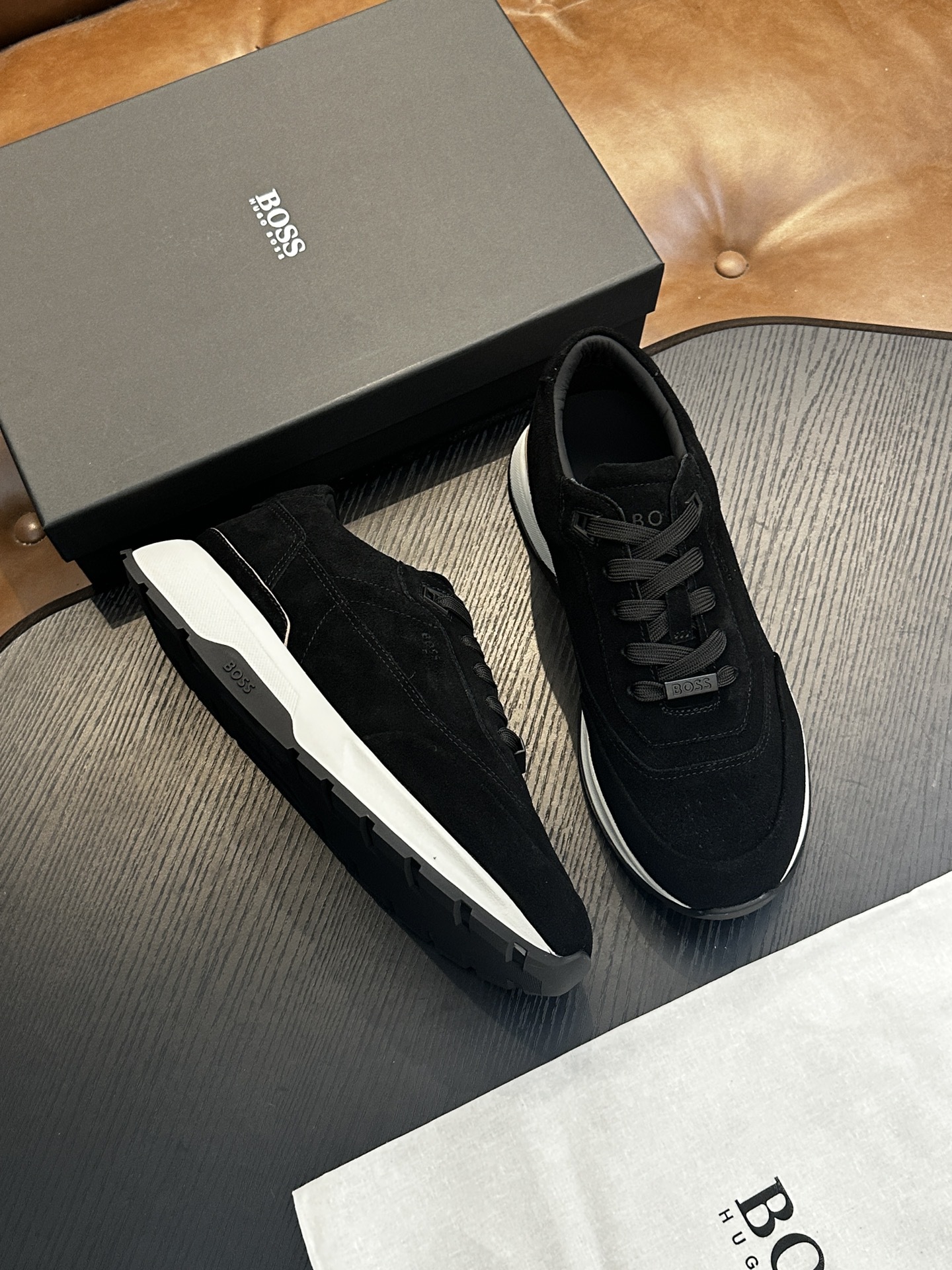 Europa 2025 zapatos de moda de hombre zapatos de piel de vaca zapatos casuales cómodos transpirables etiquetados BS personalizados