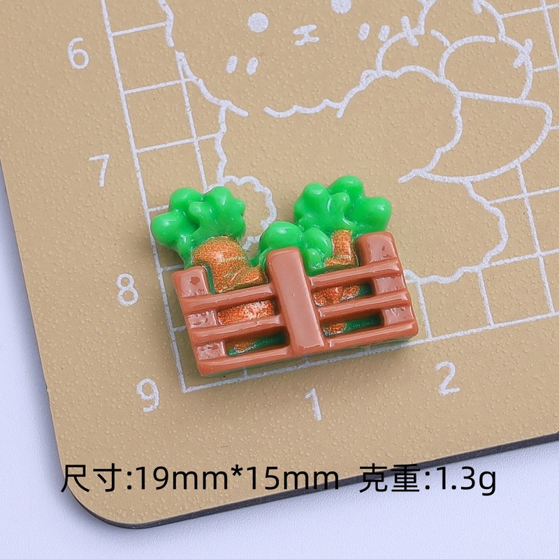 田园蘑菇动物卡通手工diy饰品配件洞洞鞋扣材料奶油胶树脂小配件|undefined