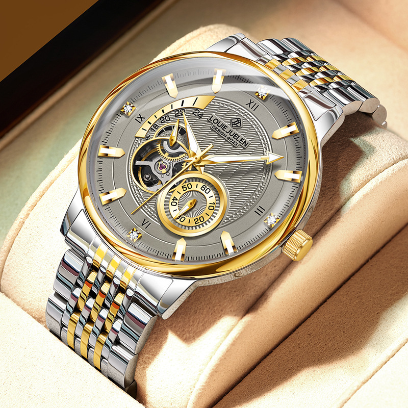 Louie Juelen Men's and Women's Watches, Louie Juelen Brand Mechanical Wristwatches, Cross-Border Live Streaming, Dropshipping Louie Juelen Men's and Women's Watches, Louie Juelen Brand Mechanical Wristwatches, Cross-Border Live Streaming, Dropshipping