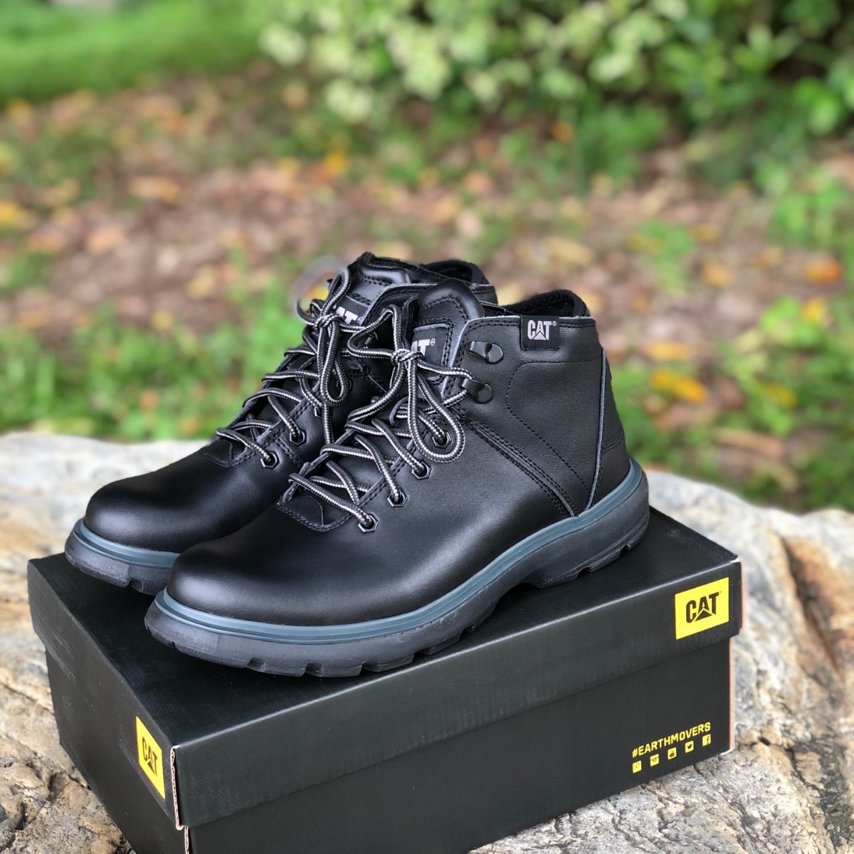 男士中帮皮鞋工装休闲日常商务潮流英伦防滑头层牛皮真皮百搭靴子