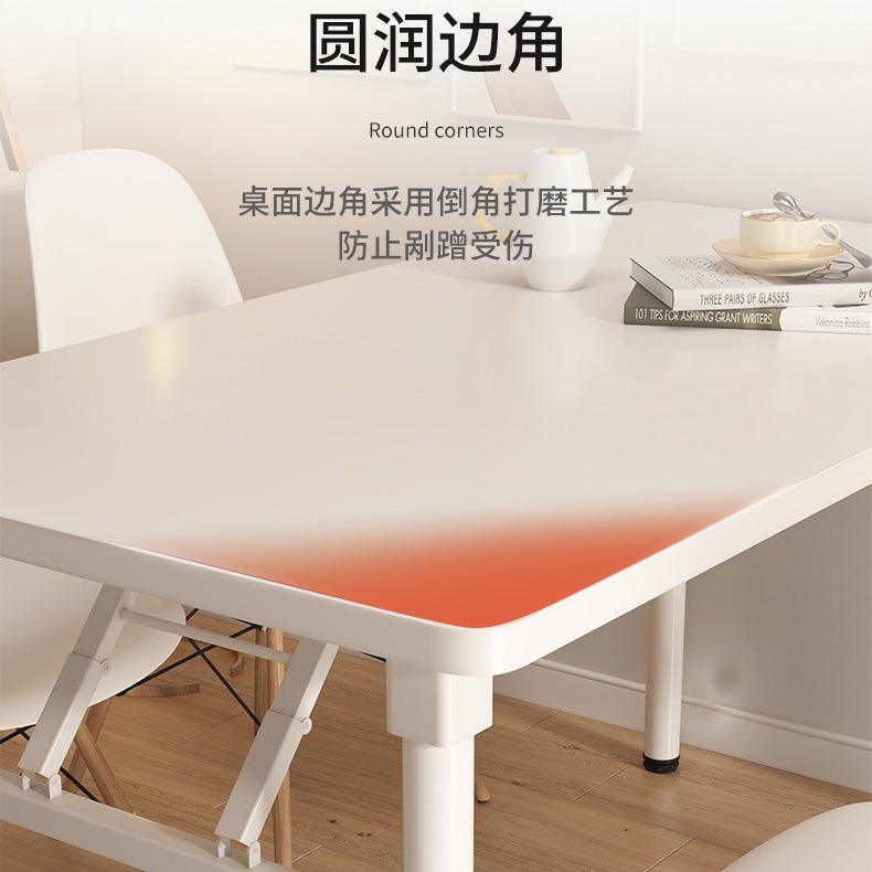 Escritorio de computadora simple escritorio pequeño apartamento dormitorio niña mesa plegable estudiante estudio casa de alquiler