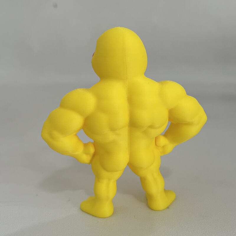 肌肉鸭有趣的站立鸭子摆件腹肌鸭大力健身大黄鸭摆件 Muscle Duck|undefined