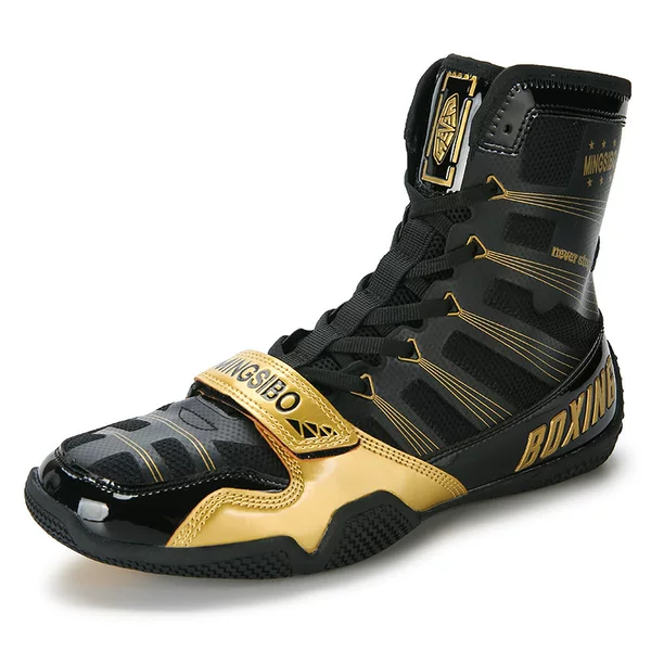 Cross-Border Dropshipping of Training Shoes, Sanda Shoes, Wrestling Shoes, Men's and Women's Boxing Shoes, Breathable Boxing Shoes, Long Boots, High-Top Professional Shoes