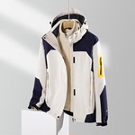 Зимняя спортивная куртка, флисовая удерживающая тепло водонепроницаемая одежда, «три в одном», парная одежда для влюбленных