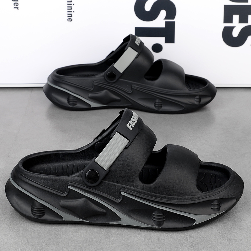 Pisar las zapatillas de mierda para hombres y mujeres tendencia de verano zapatillas deportivas de suela gruesa modelos de pareja sandalias antideslizantes al aire libre resistentes al desgaste