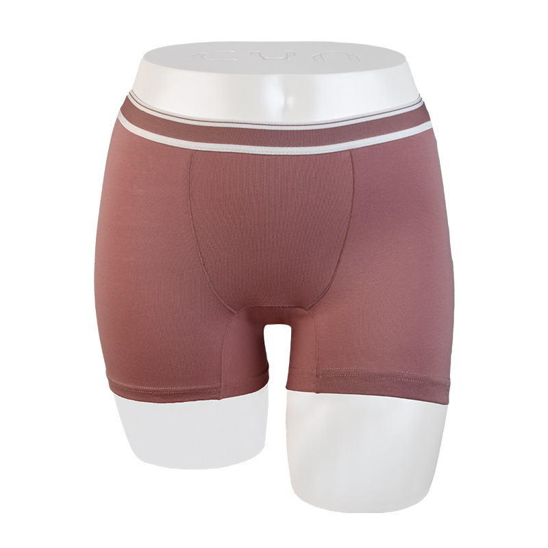 Pantalones transfronterizas de seguridad transpirables de cuadrangular de algodón personalizadas de cintura media suave de cuadrangular