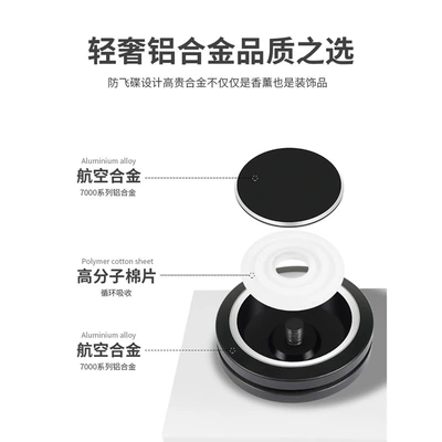 Car Perfume Aromatherapy — alloy ornaments interior products