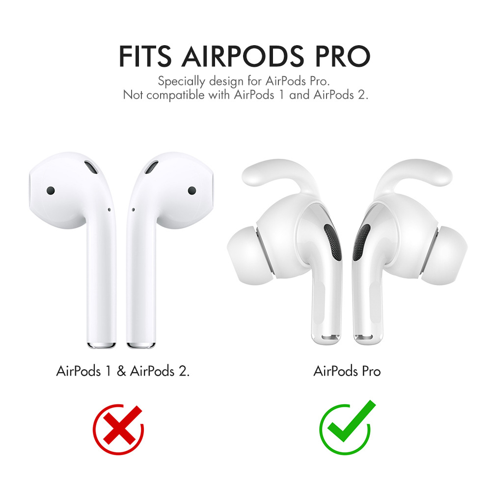 Adecuado para Apple auricular Bluetooth inalámbrico AirPods orejeras AirPods Pro 1 silicona suave orejeras