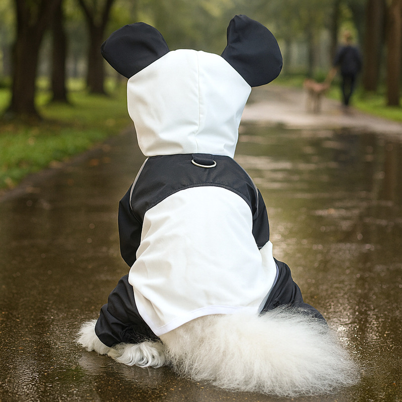 现货宠物狗狗猫猫衣服小型幼犬防水雨衣雨披泰迪博美批发四脚衣|undefined