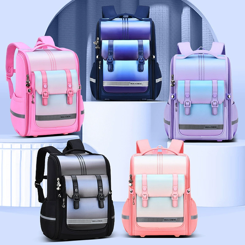 Capacious school bag, space backpack lightweight, 2023, 1-6 years, British style