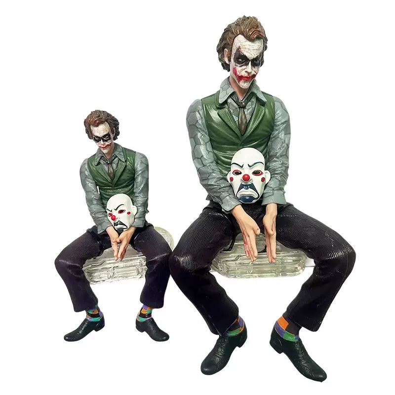 小丑DC希斯莱杰美漫黑暗骑士自杀小队手办模型桌面汽车顶摆件公仔