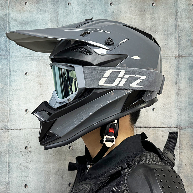 ORZクロスカントリーヘルメットオートバイヘルメット男女全ヘルメットゴーカートラリーヘルメットマウンテンバイクスピード降下3C認証|undefined