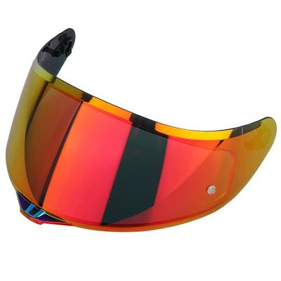 Protection Electroplated Safety Lens — Motorcycle Safety Supplies - deep-tea-revo-red