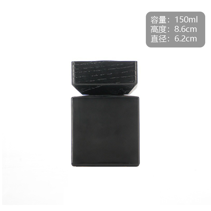 Botella de fragancia cuadrada de color 50ml 100ml botella de fragancia hotel adorno botella de fragancia de alta calidad de caña flor seca botella