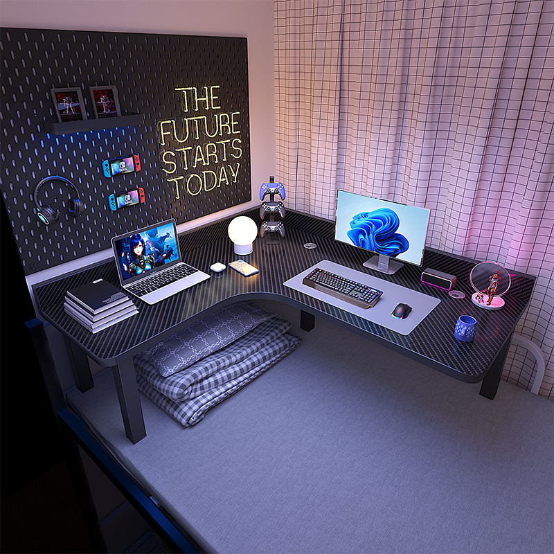 Bed Table Dormitory Computer Table Corner Table Gaming Table Student Upper Bunk Bed Table L-Shaped Large Size Corner Small Table