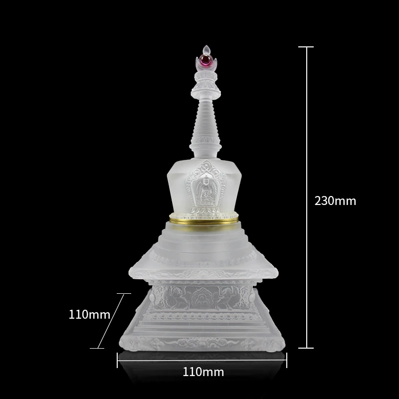П Bodhipagoda тибетский храм паттерн восемь пагод наслаждаясь дзен настольные подарочные украшения