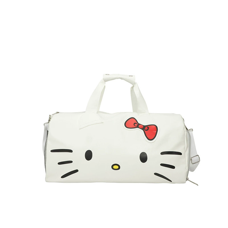 Hello kitty, мультяшная милая вместительная портативная сумка для путешествий через плечо