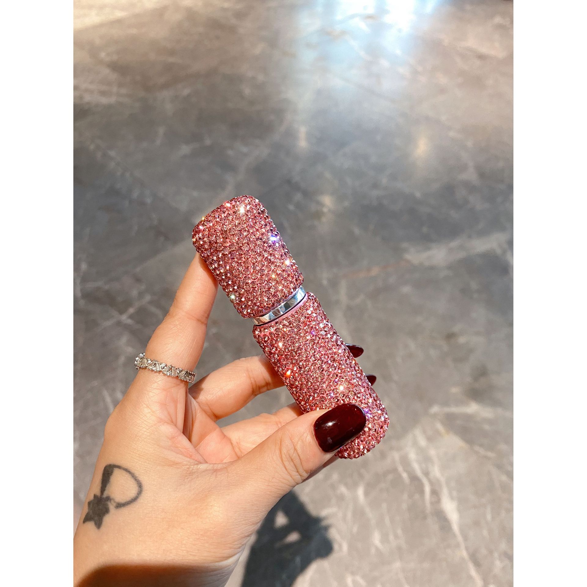 Light luxury diamond studded perfume sub bottle small empty bottle lotion bottle travel size portable _voghion.com