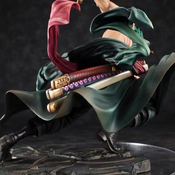 One Piece Sword Qi Three Thousand World Zoro Figure Boxed POP Three Sword Flow Double Head Wholesale/drop Shipping