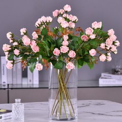 Simulated Rose, England Small Rose, High-End Artificial Flower Wholesale, Sample Room Decor, Photography Prop
