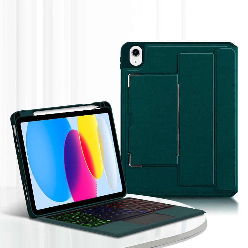 Suitable for 2022 iPad 10Th Generation Keyboard Protective Case 10.9inch Magic Bluetooth Leather Case Touchpad Wireless